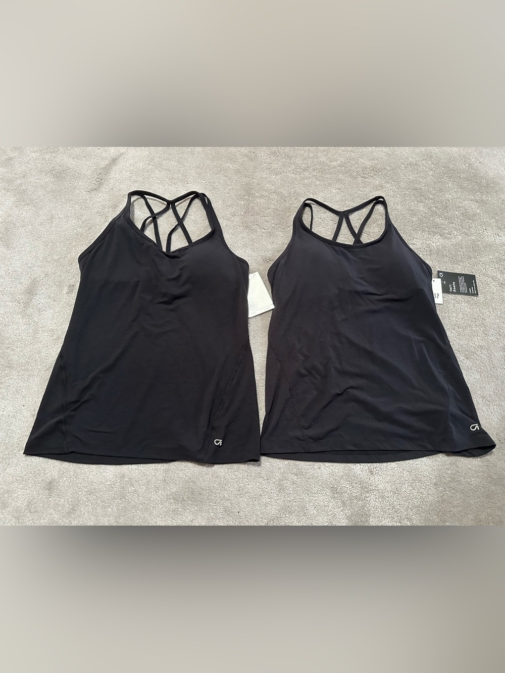 Gapfit Black Racerback Strappy Active Tank Tops